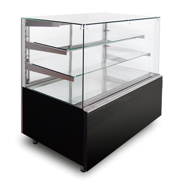 52" STRAIGHT GLASS REFRIGERATED PASTRY DISPLAY CASE - 2 Shelves