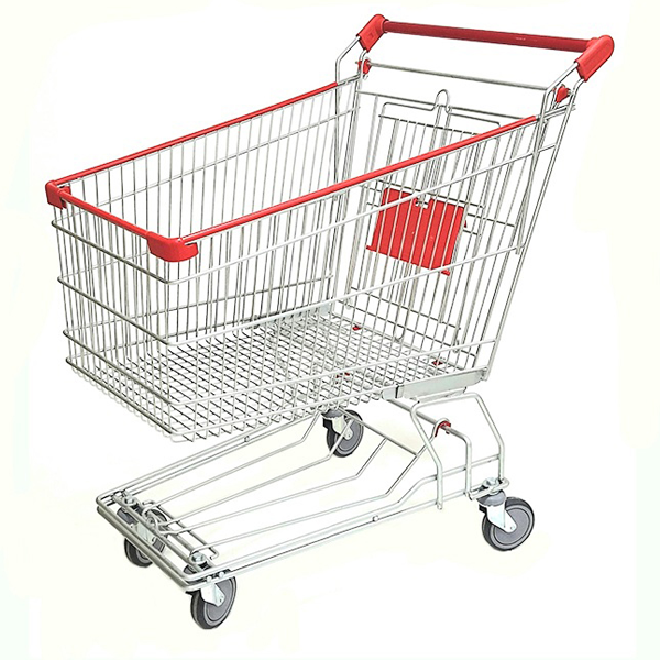 Shopping Cart 150 L with Child Seat & Wire Chassis